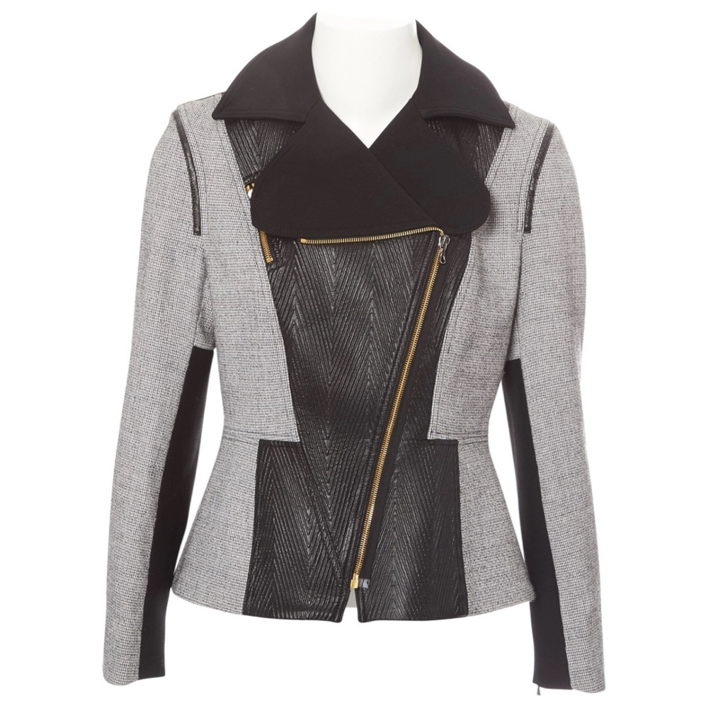 Women's Black and Gray Jacket